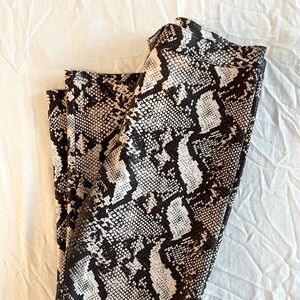 Urban outfitters snake skin leather pants